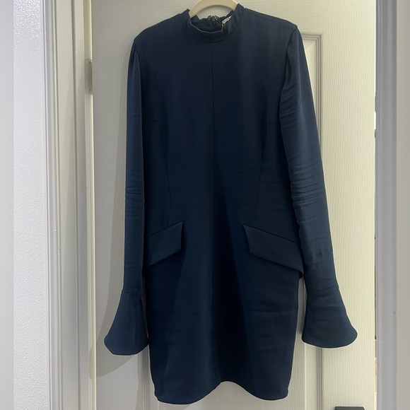 House of CB Navy Long Sleeve Dress - Picture 5 of 8